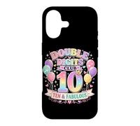 Carcasa para iPhone 17 Club Ten de Dos dígitos y un Fabuloso arcoíris gráfico en Colores Pastel