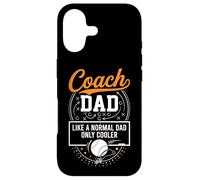 Carcasa para iPhone 17 Coach Dad Like A Normal Dad Only Cooler Baseball Sports