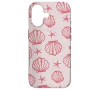Carcasa para iPhone 17 Coastal Beach Summer Ocean Seashell Aesthetic Pink