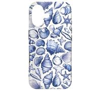 Carcasa para iPhone 17 Coastal Beach Summer Ocean Seashell Blue Aesthetic