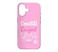 Carcasa para iPhone 17 Coastal Cowgirl Summer Bachelorette Cowboy Hat Beach Blue