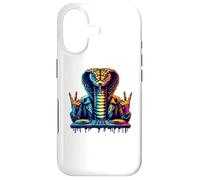 Carcasa para iPhone 17 Cobra DJ Vibes - Veneno de neón, Bombo con Capucha y Ritual de bajo