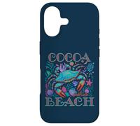 Carcasa para iPhone 17 Cocoa Beach Florida Blue Crab Verano Beach Vacaciones Regalos