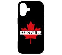 Carcasa para iPhone 17 Codos hacia Arriba Orgulloso Bandera Canadiense Fuerte y Libre Fan de Canadá