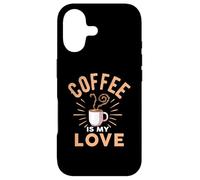Carcasa para iPhone 17 Coffee Is My Love Cafeine Baristas Funny Coffee Lover