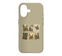 Carcasa para iPhone 17 Colección de Sellos Postales de Dinosaurio prehistórico Vintage