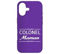 Carcasa para iPhone 17 Colonel Maman Femme Militaire Humour Mère Obéir Discipline