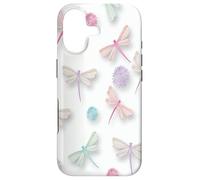 Carcasa para iPhone 17 Colorful Dragonfly Pattern For Women Girls Cute Aesthetic