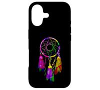 Carcasa para iPhone 17 Colorful Dreamcatcher Feathers Native Tribal