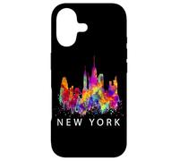 Carcasa para iPhone 17 Colorful New York City with Splash Colors, New York City