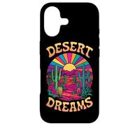 Carcasa para iPhone 17 Colorido Cactus Psicodélico Desierto Sunset Dreams