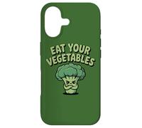 Carcasa para iPhone 17 Come Tus Verduras Vegano Vegetariano Divertido Brócoli Dieta