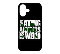 Carcasa para iPhone 17 Comer Animales Veganos a Base de Plantas es un Humor extraño
