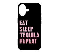 Carcasa para iPhone 17 Comer Dormir Tequila Repetir Divertida Fiesta de Tequila