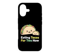 Carcasa para iPhone 17 Comer Tacos para Dos Ahora Mamá Embarazada Esperando Bebé