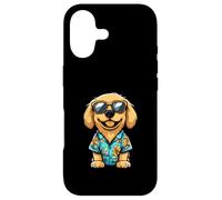 Carcasa para iPhone 17 Cómic Genial de Golden Retriever Dog Summer Vibes