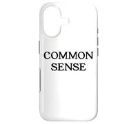 Carcasa para iPhone 17 Common Sense Men Women Sorry If I Offended with Common Sense