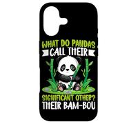 Carcasa para iPhone 17 ¿Cómo Llaman los Pandas a su Otro significativo? Su Bam-BOU