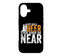 Carcasa para iPhone 17 Cómprame una Cerveza El Fin es Casi Divertido Casarse Novio