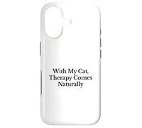Carcasa para iPhone 17 con mi Gato la Terapia es Algo Natural