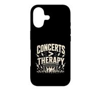 Carcasa para iPhone 17 Concerts Is Therapy Festival Rock Metal Live Energy