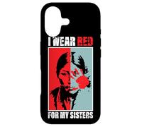 Carcasa para iPhone 17 Conciencia de Native America MMIW - I Wear Red For My Sisters
