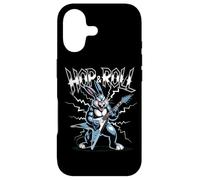 Carcasa para iPhone 17 Conejo de Guitarra eléctrica Hop and Roll Heavy Metal Easter Bunny