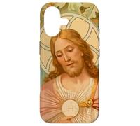 Carcasa para iPhone 17 Consagración al Sagrado Corazón de Jesús Vintage Católico