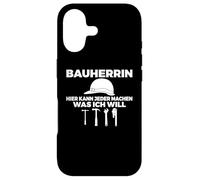 Carcasa para iPhone 17 Construcción de viviendas Constructor Diciendo Accesorio de