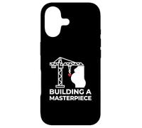 Carcasa para iPhone 17 Construyendo una Obra Maestra Embarazo Construcción Grúa Corazón