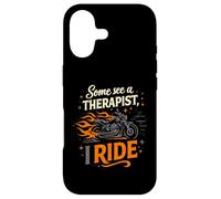 Carcasa para iPhone 17 Cool Algunos Ven a un Terapeuta, yo Ride Biker Therapy Motociclista