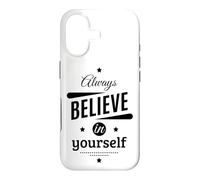 Carcasa para iPhone 17 Cool Always Believe in Yourself Illustration Graphic Designs