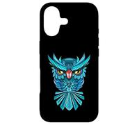 Carcasa para iPhone 17 Cool Blue Halloween Night Owl Illustration Graphic Design