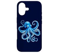 Carcasa para iPhone 17 Cool Blue Octopus Sea Ocean Lover,Tentacles Octopus Lover