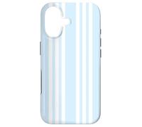 Carcasa para iPhone 17 Cool Blue Vertical Striped Lines Pattern