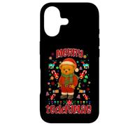 Carcasa para iPhone 17 Cool Christmas Teddy Bear Illustration Graphic Designs