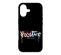 Carcasa para iPhone 17 Cool Good Positive Vibes Only Motivational Quotes Graphic