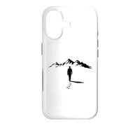 Carcasa para iPhone 17 Cool Lone Man Walking to The Mountains Design Gift Hombres Mujeres