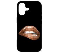 Carcasa para iPhone 17 Cool Melanin Girl Lips Graphic Tees, Black Girls Magic Style
