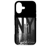 Carcasa para iPhone 17 Cool New York City Abstract Skyline, Black & White New York