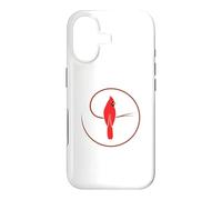 Carcasa para iPhone 17 Cool Red Cardinal Bird Animal Wildlife Nature Gift Hombres Mujeres