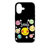 Carcasa para iPhone 17 Cool Silhouette Happy Smile Face Illustration Graphic Design