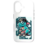 Carcasa para iPhone 17 Cool Skate Dino Baby Dinosaur Cartoon for Kids