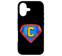 Carcasa para iPhone 17 Cool Super C Alphabet Cute Initial Monogram Letter C Graphic