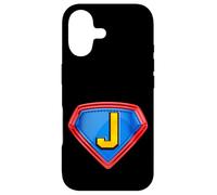 Carcasa para iPhone 17 Cool Super J Alphabet Cute Initial Monogram Letter J Graphic