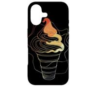 Carcasa para iPhone 17 Copa de Helado Sketch Vintage Look