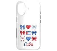 Carcasa para iPhone 17 Coquette Cuba Flag Cuban Girls