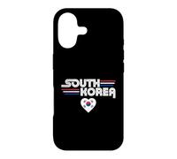Carcasa para iPhone 17 Corea del Sur Amor Vintage Style Country Flag Pride Retro Art