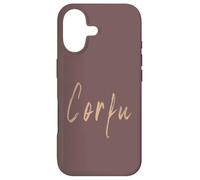 Carcasa para iPhone 17 Corfú Grecia Diseño Vintage Elegante