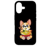 Carcasa para iPhone 17 Corgi-Dog - Cuenco de Sopa de Fideos Ramen Pho Japón Kawaii